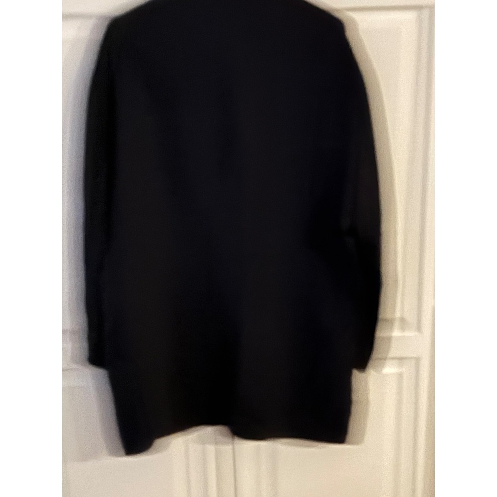 John‎ Varvatos Made In Italy Wool Blend Thin Light Blazer Jacket Mens 58R Black - Picture 4 of 7